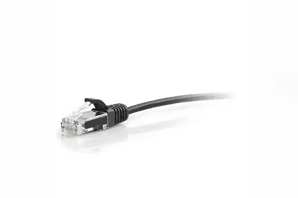 C2G RJ45 Male to RJ45 Male Slim Cat 6 Patch Cable (10', Black) - CG01109 Audio & Video Cables C2G Default Title