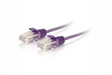 C2G RJ45 Male to RJ45 Male Slim Cat 6 Patch Cable (10', Purple) - CG01184 Audio & Video Cables C2G