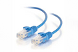 C2G RJ45 Male to RJ45 Male Slim Cat 6 Patch Cable (9', Blue) - CG01082 Audio & Video Cables C2G Default Title