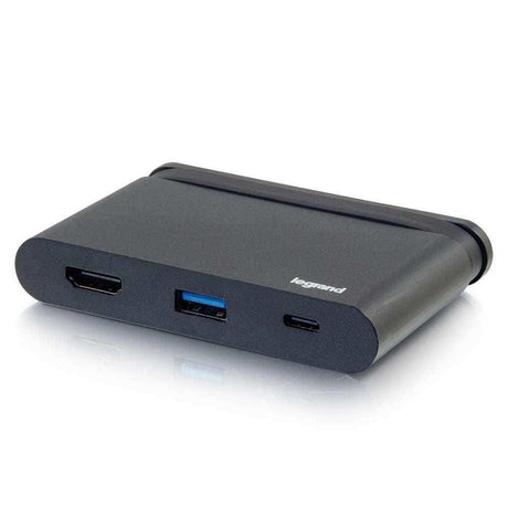 C2G USB-C® 3-in-1 Mini Docking Station with HDMI®, USB-A and Power Delivery up to 100W - 4K 30Hz - CG26915 Electronic Accessories C2G