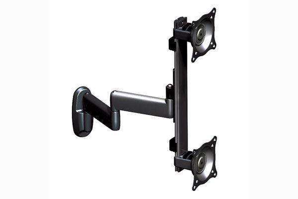 Chief 20" Dual Arm Wall Mount, Vertical Dual Monitor - KWD230B Video Chief