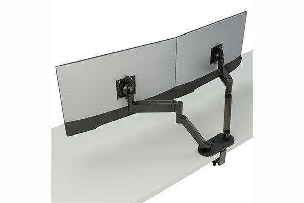 Chief Dual Dynamic Monitor Arm Silver - DMA2S Video Chief