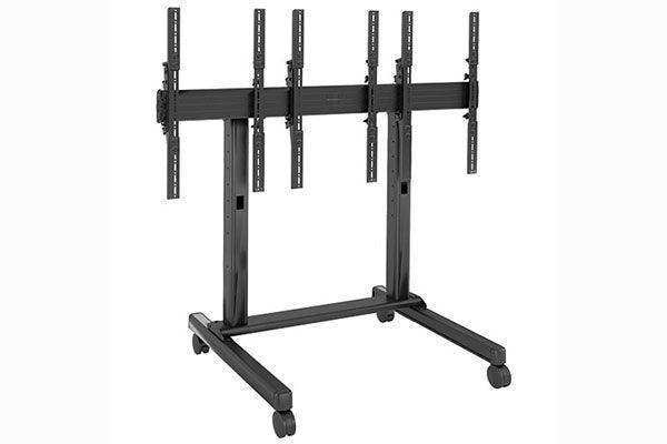 Chief Fusion 3X1 Portrait Video Wall Cart - LVM3X1UP Video Chief