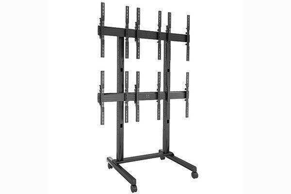 Chief Fusion 3X2 Portrait Video Wall Cart - LVM3X2UP Video Chief