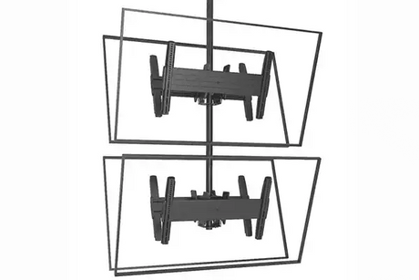 Chief FUSION™ Large Back-to-Back Stacked Ceiling Mounts - LCB1X2U Video Chief