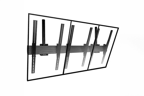 Chief FUSION™ Large Ceiling Mounted 3 x 1 Portrait Menu Board - LCM3X1UP Video Chief