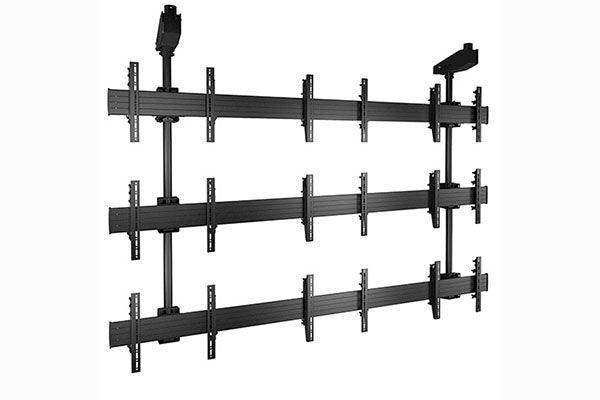 Chief FUSION™ Micro-Adjustable Large Ceiling Mounted 3 x 3 Video Wall Solutions - LCM3X3U Video Chief