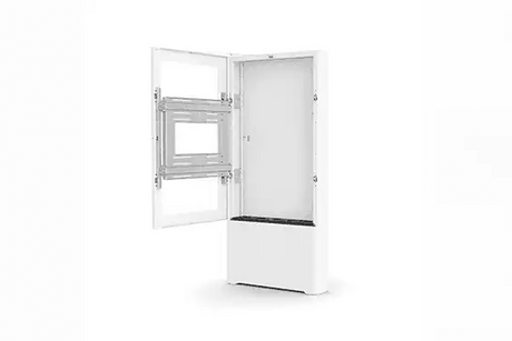 Chief Impact™ Floor Standing Kiosk – Portrait 47” Black - LF47UBP Video Chief