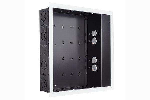 Chief IN-WALL LARGE WHT - W/ SURGEX 2 OUTLETS - PAC526FWP4 Video Chief