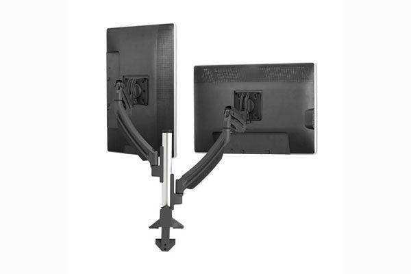 Chief K1 Clmn Mnt 2-Mon Dual 2L Arms Blk Taa - K1C220B-G Video Chief