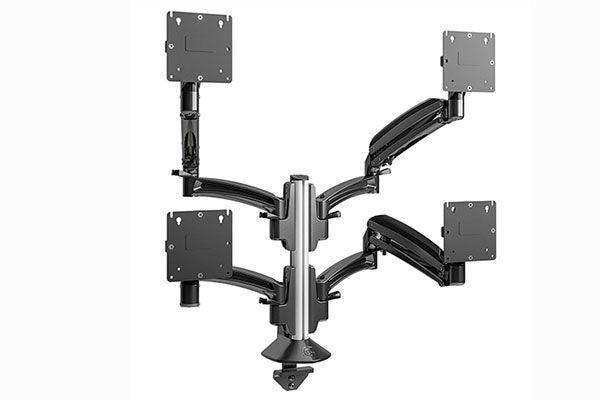 Chief K1 Clmn Mnt 4 Disp Dual 2L Arms Blk - K1C420B Video Chief