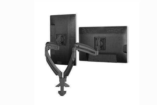 Chief K1 Desk Mnt 2-Mon Dual 2L Arms Blk Taa - K1D220B-G Video Chief