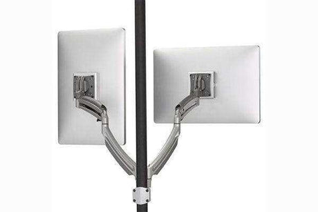 Chief K1 Pole Mnt Dual Disp Dual 2L Arms Slv - K1P220S Video Chief