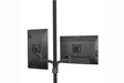 Chief K2 Pole Mnt Dual Disp Dual 2L Arms Blk - K2P220B Video Chief