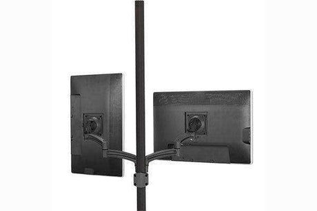 Chief K2 Pole Mnt Dual Disp Dual 2L Arms Blk - K2P220B Video Chief