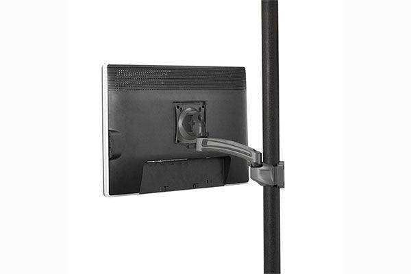 Chief K2 Pole Mnt Single Display 1L Arm Blk - K2P110B Video Chief