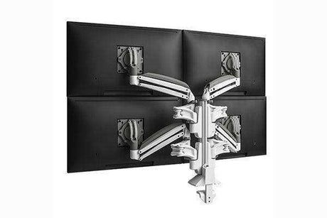 Chief Kx Clmn Desk Mnt Quad 2L Arms Wht - KXC420W Video Chief