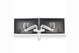Chief Kx Desk Mnt Dual 2L Arms Blk - KXD220B Video Chief