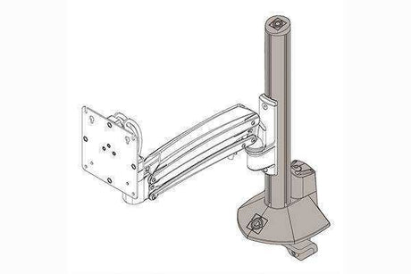 Chief Kxc K1C K2C Clmn Desk Clamp Base Blk - KRA245B Video Chief