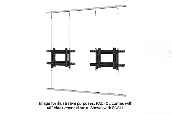 Chief Lateral Shift Accessory for Cable Floor-to-Ceiling Flat Panel Mount - PACFCL Video Chief