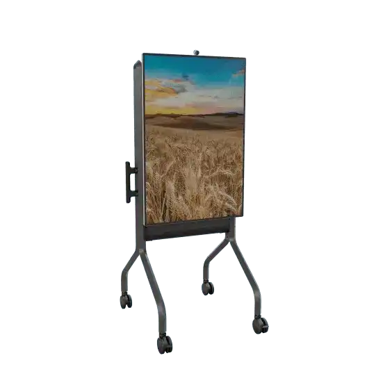 Chief LSCUB Voyager Large Manual Height Adjustable AV Cart for 50-75" LCD Displays (Black) Video Chief