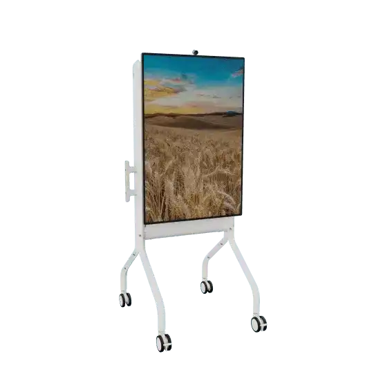 Chief LSCUW Voyager Large Manual Height Adjustable AV Cart for 50-75" LCD Displays (White) Video Chief