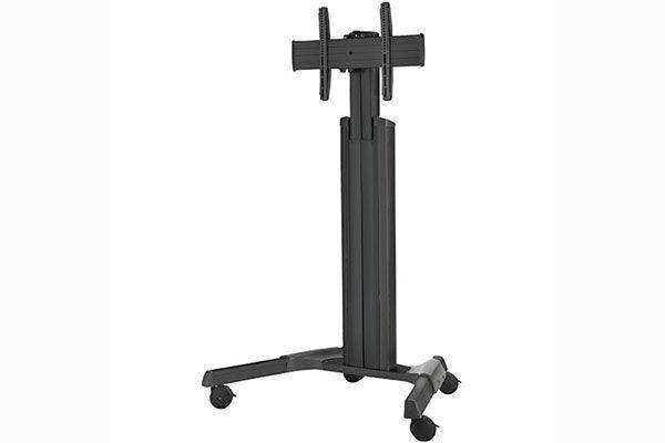 Chief Medium Fusion Cart Manual Adjust Blk - MPAUB Video Chief