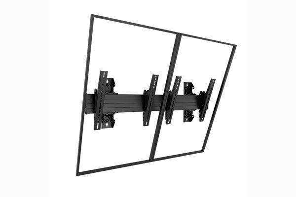 Chief Menu-Board Wall Mounted 2 Wide Port. - LWM2X1UP Video Chief