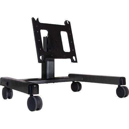 Chief PFQ-U Confidence Monitor Cart (Black) with Universal Interface Bracket Electronics Chief
