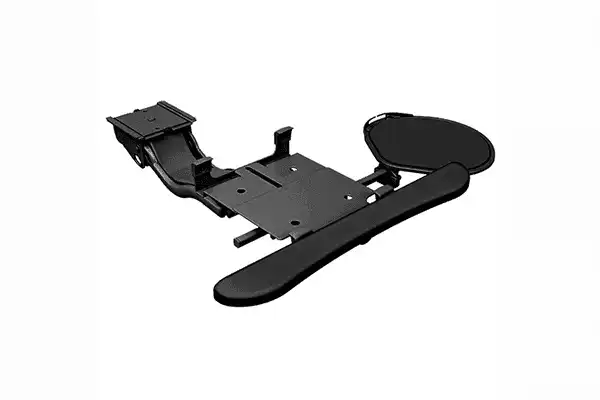 Chief Sit-to-Stand Arm, Keyboard Clamp with Tilt/Swivel Mouse Tray - KBD-S2S-19C Video Chief