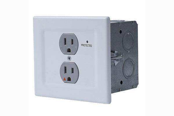 Chief WALL OUTLET POWER / SURGEX SINGLE GANG - EGX-SF2 Video Chief