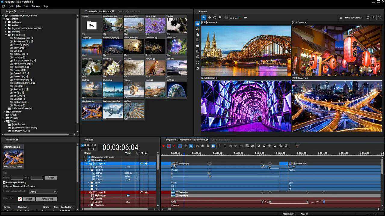 Christie Pandoras Box V8.Software License, 2 Output - 157-078106-01 Production Christie Digital