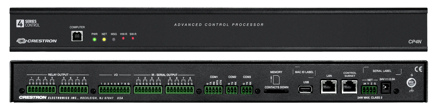 Crestron 4-Series Control System - CP4N Room Control Crestron