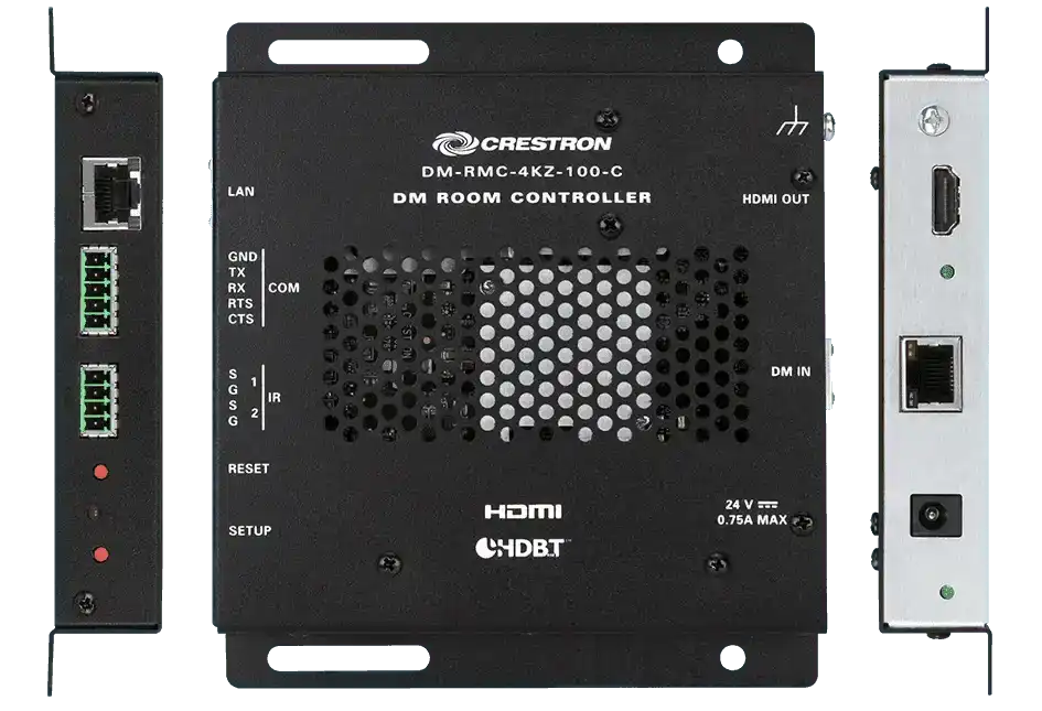 Crestron DM-RMC-4KZ-100-C-CNBS DigitalMedia 8G+® 4K60 4:4:4 HDR Receiver and Room Controller 100 Video Transmitters Crestron