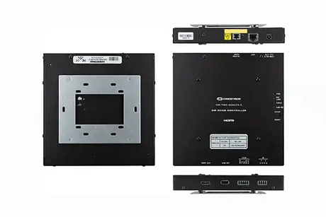 Crestron DM-RMC-SCALER-S DigitalMedia 8G™ Fiber Receiver & Room Controller w/Scaler Video Transmitters Crestron
