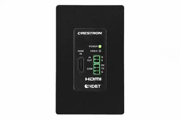 Crestron DM-TX-4KZ-100-C-1G-B-T DigitalMedia 8G+® 4K60 4:4:4 HDR Wall Plate Transmitter, Black Video Transmitters Crestron