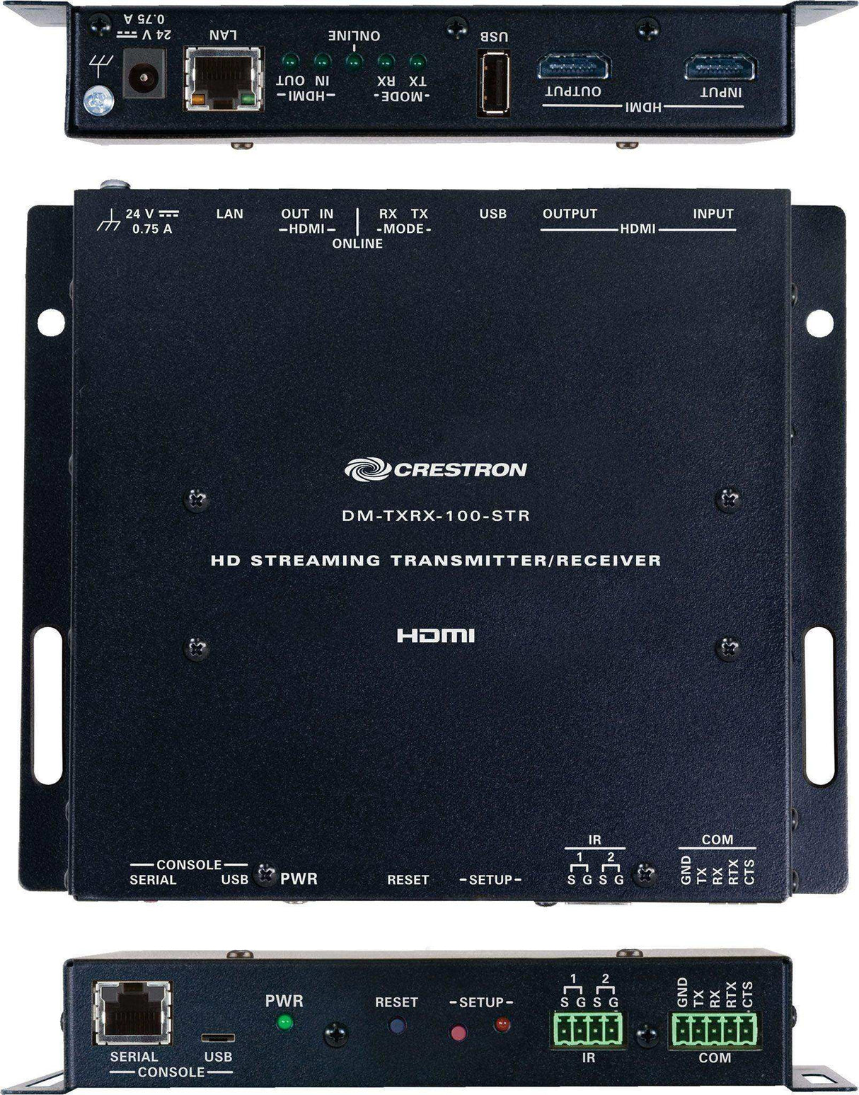 Crestron DM-TXRX-100-STR HD Streaming Transmitter/Receiver Video Transmitters Crestron