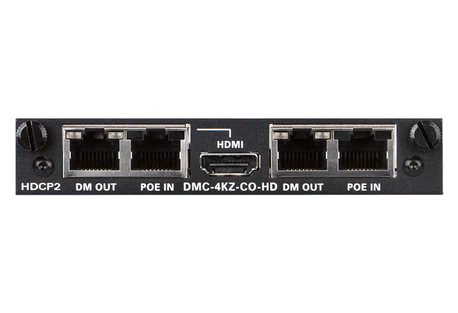 Crestron DMC-4KZ-CO-HD 2-Channel DigitalMedia 8G+® 4K60 4:4:4 HDR Output Card for DM® Switchers (Limited Supply) Video Transmitters Crestron