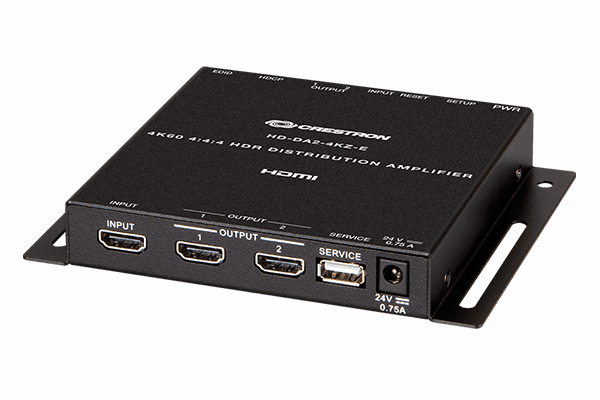 Crestron HD-DA2-4KZ-E 1:2 HDMI® Distribution Amplifier w Crestron HD-DA2-4KZ-E 1:2 HDMI® Distribution Amplifier w