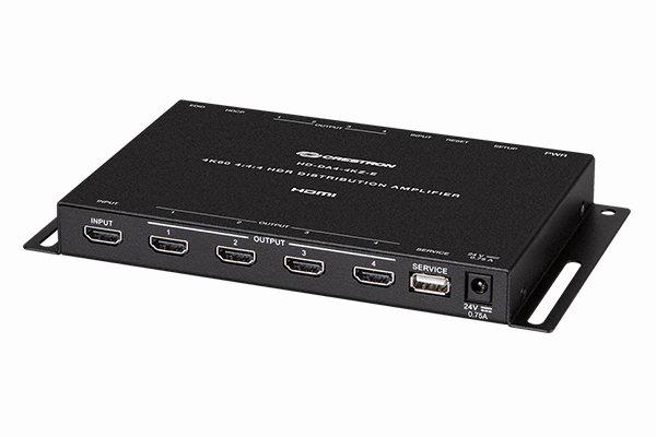Crestron HD-DA4-4KZ-E  1:4 HDMI® Distribution Amplifier w-4K60 4:4:4 &amp; HDR Support - Creation Networks