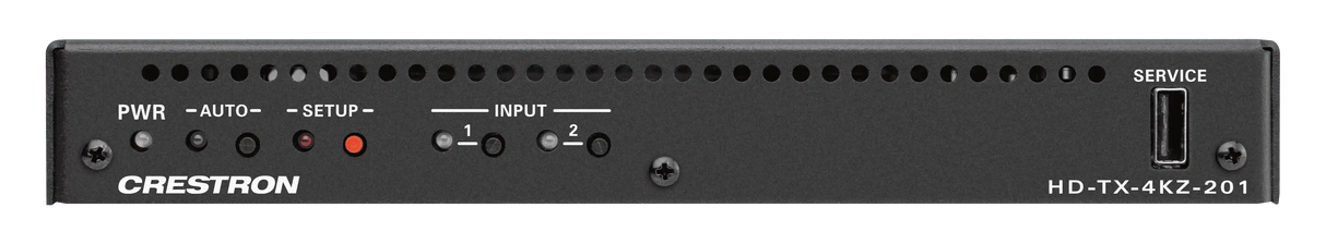 Crestron HD-TX-4KZ-201 DM Lite® 4K60 4:4:4 Transmitter and 2x1 Auto-Switcher for HDMI® Signal Extension over CATx Cable video Crestron