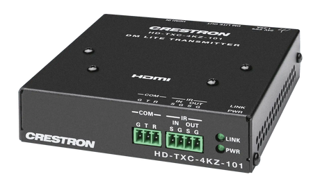 Crestron HD-TXC-4KZ-101 DM Lite® 4K60 4:4:4 Transmitter for HDMI®, RS‑232, and IR Signal Extension over CATx Cable Video Transmitters Crestron