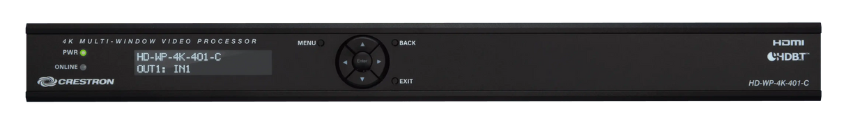 Crestron HD-WP-4K-401-C 4K Multi-Window Video Processor with HDBaseT® & HDMI® Outputs (Limited Supply) Video Transmitters Crestron