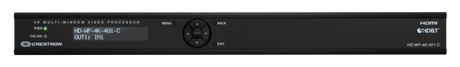 Crestron HD-WP-4K-401-C 4K Multi-Window Video Processor with HDBaseT® & HDMI® Outputs (Limited Supply) Video Transmitters Crestron