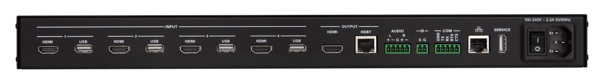 Crestron HD-WP-4K-401-C 4K Multi-Window Video Processor with HDBaseT® & HDMI® Outputs (Limited Supply) Video Transmitters Crestron