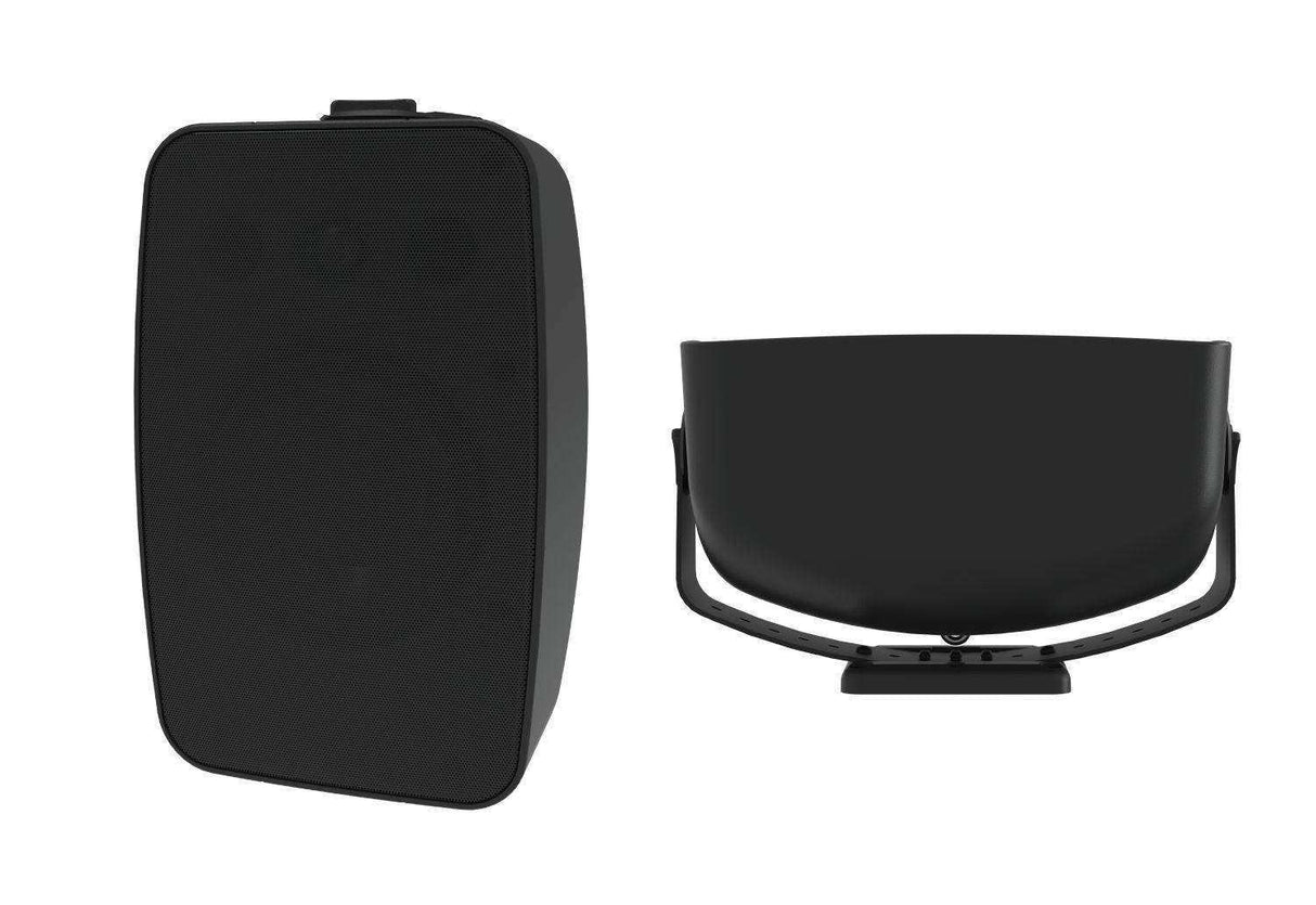 Crestron SAROS SMT6T-AW-B-T-EACH 6.5 in. 2-Way All Weather Surface Mount Indoor/Outdoor Speaker, Black Textured, Single Speakers Crestron
