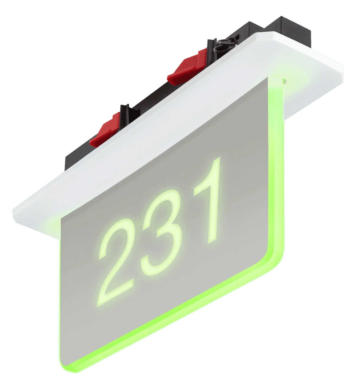 Crestron SSC-100-EL Room Availability Hallway Sign, Ceiling Mount, Enhanced Legibility, Without Engraving Room Reservation Crestron