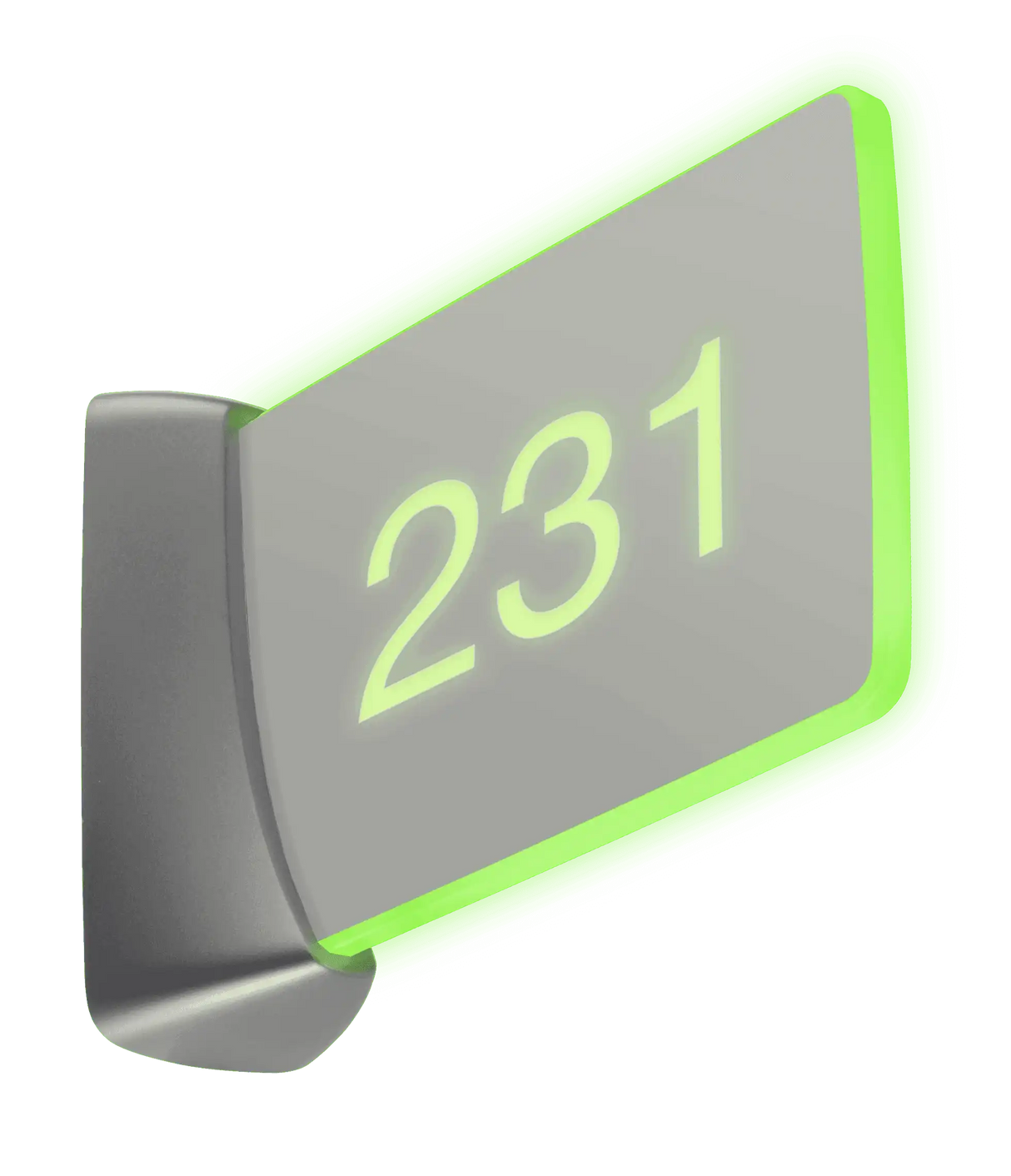 Crestron SSW-102-EL Room Availability Hallway Sign, Wall Mount, Enhanced Legibility, Includes Custom Engraving Room Reservation Crestron