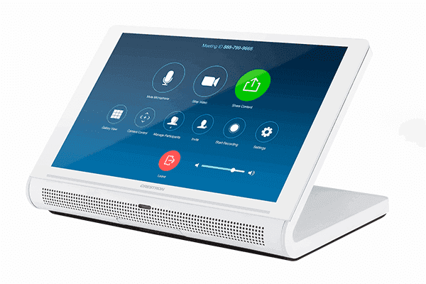 Crestron TS-1070-GV-W-S 10.1 in. Tabletop Touch Screen, Government Version, White Smooth Room Control Crestron