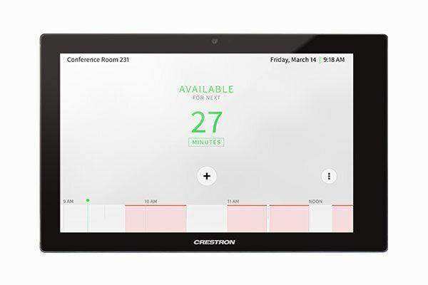 Crestron TSS-1070-B-S 10.1 in. Room Scheduling Touch Screen, Black Smooth Room Reservation Crestron